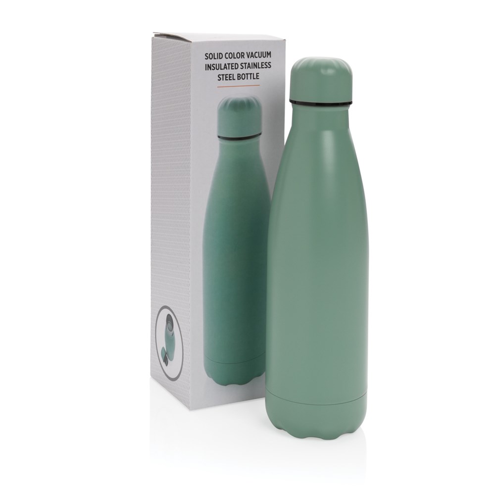 Solid colour vacuum stainless steel bottle 500 ml