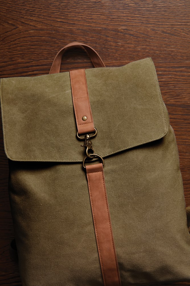 VINGA Bosler GRS recycled canvas backpack