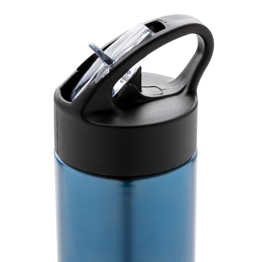 Sport bottle with straw