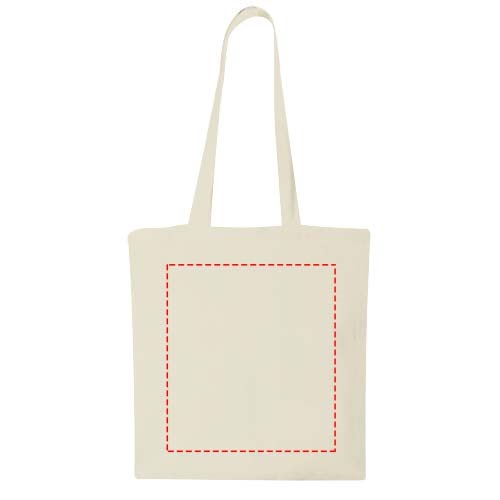 Madras 140 g/m² cotton tote bag 7L