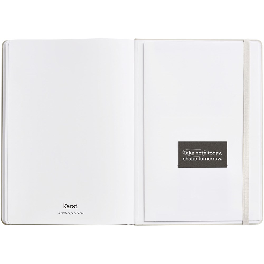 Karst® A5 stone paper hardcover notebook - lined