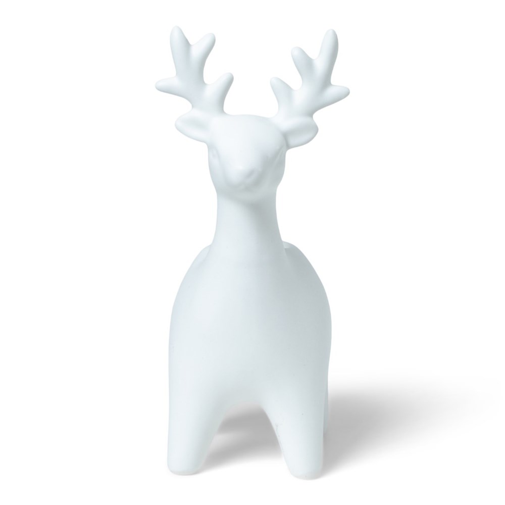 SENZA Reindeer Candleholder White