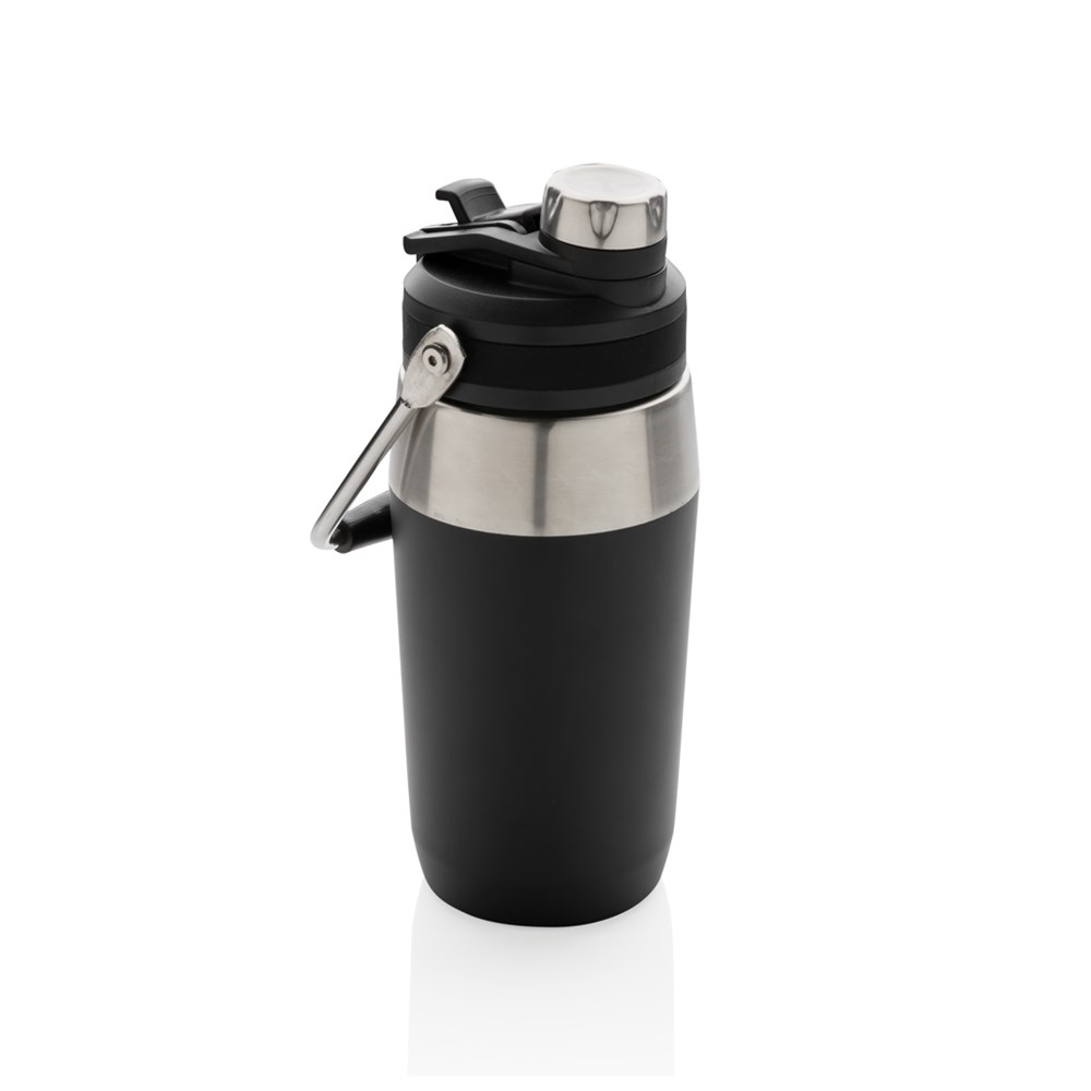 Vacuum stainless steel dual function lid bottle 500ml