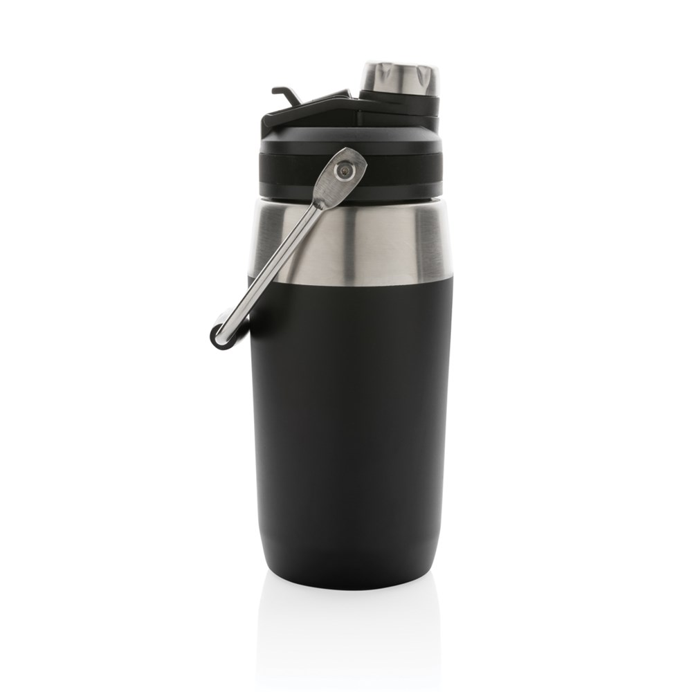 Vacuum stainless steel dual function lid bottle 500ml