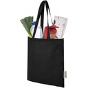 Madras 140 g/m2 GRS recycled cotton tote bag 7L