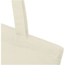 Madras 140 g/m2 GRS recycled cotton tote bag 7L