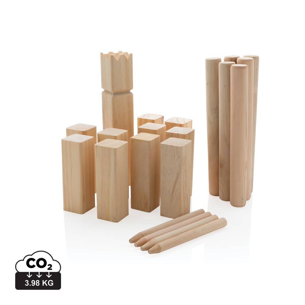 Houten kubb set